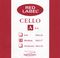 Super Sensitive&nbsp;Red Label Cello A String&nbsp;&nbsp;1/24/4