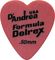 D'Andrea&nbsp;323 Heart Delrex Delrin Picks One Dozen&nbsp;Blue&nbsp;1.0MMRed, .50MM, Front