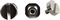 TonePros&nbsp;Locking Studs Metric&nbsp;&nbsp;Chrome