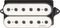 DiMarzio&nbsp;DP152 Super 3 Guitar Pickup&nbsp;Black/White&nbsp;F-SpacedWhite