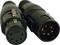 American DJ&nbsp;5-Pin Male - Female XLR Connectors&nbsp;&nbsp;5 Pin, 1 Male & 1 Female XLR Connectors w/Gold Pins