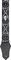 Get'm Get'm&nbsp;Sacred Heart Guitar Strap&nbsp;Black & Silver&nbsp;Black & Silver