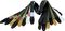 Fender&nbsp;Patchworks Cotton Guitar Strap&nbsp;Black&nbsp;45 AdaptorGroup, Coiled