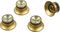 ProLine&nbsp;Electric Guitar Top Hat Style Knobs 4-Pack&nbsp;&nbsp;Gold