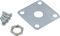DiMarzio&nbsp;Gibson Style Metal Jack Plate&nbsp;Gold&nbsp;Chrome
