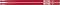 Vic Firth&nbsp;Nova Hickory Drumsticks&nbsp;Black&nbsp;5BRed, 5B, Pair