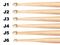 Vic Firth&nbsp;American Jazz Hickory Drumsticks&nbsp;Wood&nbsp;AJ2Group Shot