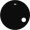 Attack&nbsp;1-Ply No Overtone Ported Black Drumhead&nbsp;&nbsp;1-Ply No Overtone Ported Black Drumhead