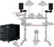 Yamaha&nbsp;MS-100DR Electronic Drum Kit Monitor System&nbsp;&nbsp;with Kit, Faded
