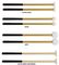 Vic Firth&nbsp;Corpmaster Multi-Tenor Mallets Aluminum Shaft&nbsp;&nbsp;Group Shot