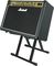 Musician's Gear&nbsp;Deluxe Amp Stand&nbsp;Black&nbsp;Black, with Amp, Left-facing