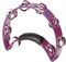 RhythmTech&nbsp;Ergonomic Tambourine&nbsp;Red&nbsp;Purple