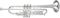 Getzen&nbsp;590S-S Capri Series Bb Trumpet With 1st Valve Saddle&nbsp;&nbsp;590S-S Capri Silver Trumpet with Saddle