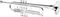 B&S&nbsp;JBX-GL Challenger II Bb Trumpet&nbsp;Silver&nbsp;Reverse LeadpipeSilver, Reverse Leadpipe