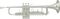 Giardinelli&nbsp;GTR 512 Professional Trumpet&nbsp;&nbsp;Silver, Side