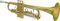Giardinelli&nbsp;GTR 512 Professional Trumpet&nbsp;&nbsp;Lacquered, Angle