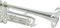 Giardinelli&nbsp;GTR 812 Masters Series Pro Trumpet&nbsp;&nbsp;Silver, Closeup 1