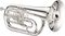 Jupiter&nbsp;5070 Quantum Series Marching Euphonium&nbsp;Silver&nbsp;Silver, Right-facing