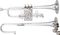 Kanstul&nbsp;1523 Series Eb / D Trumpet&nbsp;1523-1 Lacquer&nbsp;Silver
