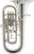 Miraphone&nbsp;M5050 Ambassador Series Compensating Euphonium&nbsp;&nbsp;Silver, Tuning Trigger