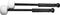 Lazer&nbsp;Felt Bass Drum Mallets&nbsp;&nbsp;Large (Aluminum Shaft)