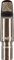 Peter Ponzol&nbsp;Stainless Steel Vintage Tenor Saxophone Mouthpiece&nbsp;&nbsp;105, Front