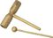 Meinl&nbsp;Nino Wood Tone Block with Beater&nbsp;&nbsp;Natural, Small
