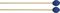 Mike Balter&nbsp;Contemporary Series Black Birch Marimba Mallets&nbsp;Black Birch Green Yarn&nbsp;Medium HardRattan Blue Yarn, Medium Soft
