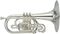Yamaha&nbsp;YMP-204M Series Marching F Mellophone&nbsp;Lacquer&nbsp;Silver, Side
