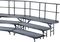 Midwest Folding Products&nbsp;Individual Tapered Standing Choral Risers 8