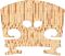 Florea&nbsp;LA8170 Violin Bridge&nbsp;1/8 Size&nbsp;LA8170 Violin Bridge