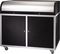 Raxxess&nbsp;ERT-ST Steel Roll Top Desk&nbsp;&nbsp;Left-facing