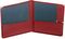 Deer River&nbsp;Deluxe Grand Concert Band Folio With Pencil Holder&nbsp;Black&nbsp;Red, Open