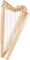 Rees Harps&nbsp;Flatsicle Harp&nbsp;Pink&nbsp;Natural Maple, Front