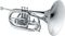 Jupiter&nbsp;450 Series Marching F Mellophone&nbsp;450L Lacquer&nbsp;450S Silver