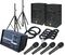 Yamaha&nbsp;EMX512SC / JBL JRX115 PA Package with AT M4000S Mics&nbsp;&nbsp;Group Shot