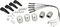 B-Band&nbsp;UKKO-KIT 5-piece Contact Drum Mic Set&nbsp;&nbsp;Kit Contents