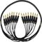 Mogami&nbsp;Gold 8 Channel TRS-TRS Snake Cable&nbsp;20 Feet&nbsp;Gold 8 Channel TRS-TRS Snake Cable