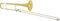 Bach&nbsp;16 Stradivarius Series Trombone&nbsp;Lacquer&nbsp;Silver Yellow Brass Bell Lightwt Slide .509-inch Open NeckLacquer, Open Neck, Angle