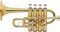 Bach&nbsp;196 Stradivarius Series Bb/A Piccolo Trumpet&nbsp;196S Silver&nbsp;Lacquer