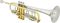 Bach&nbsp;180-37 Stradivarius Series Bb Trumpet&nbsp;&nbsp;Lacquer, Sterling Silver Bell, Angle