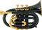 Jupiter&nbsp;416 Series Bb Pocket Trumpet&nbsp;Lacquer&nbsp;Black Lacquer, Side