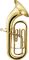 Jupiter&nbsp;464 Series Bell Front 3-Valve Euphonium&nbsp;&nbsp;Lacquer