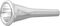 Holton&nbsp;Farkas Series French Horn Mouthpiece in Silver&nbsp;&nbsp;Silver, SC