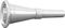 Holton&nbsp;Farkas Series French Horn Mouthpiece in Silver&nbsp;&nbsp;Silver, XDC