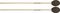 Mike Balter&nbsp;Universal Series Birch Handle Marimba Mallets&nbsp;&nbsp;Brown Yarn, Med Soft - Med