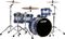 PDP&nbsp;Platinum Lacquer Bass Drum&nbsp;&nbsp;Silver To Regal (full kit)