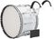 Verve&nbsp;Marching Bass Drum Carrier&nbsp;&nbsp;With Drum, Left-facing