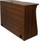 Sefour&nbsp;XE300 DJ Console&nbsp;Midnight Grey&nbsp;Tobacco Walnut, Rear, Left-facing
