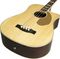 Fender&nbsp;Kingman Acoustic-Electric Bass Guitar&nbsp;&nbsp;Natural, Body Closeup